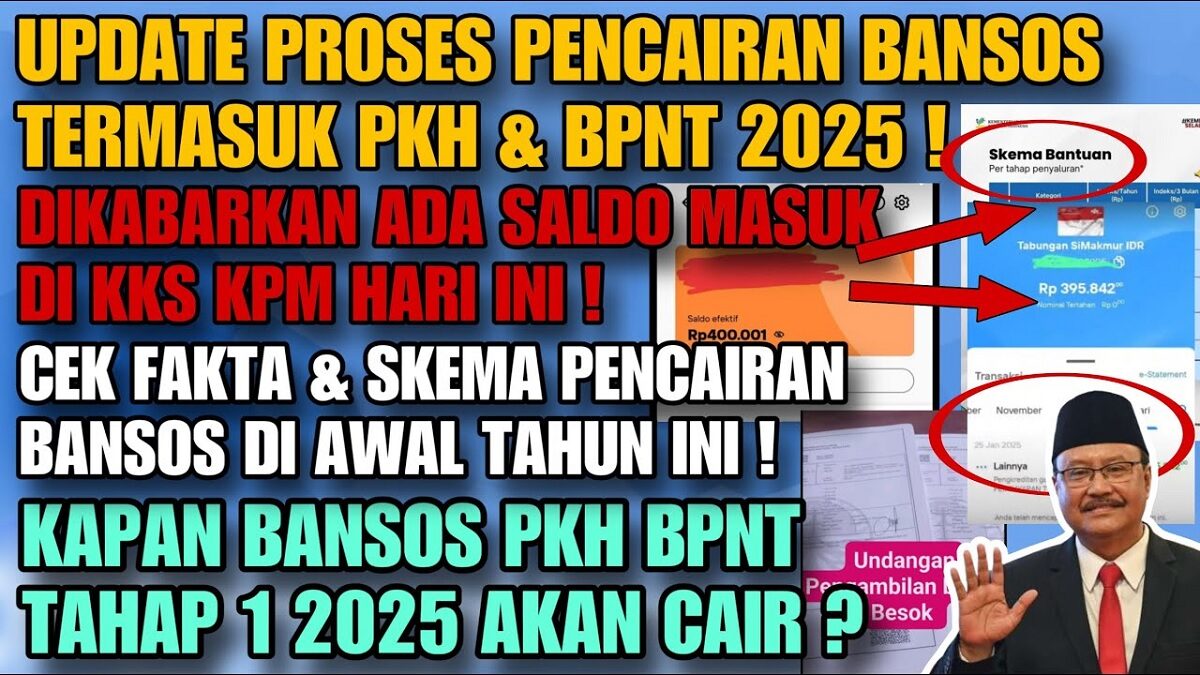 BARU SAJA! Saldo KKS Dikabarkan Masuk Hari Ini! Cek Fakta dan Skema Pencairan Bansos 2025