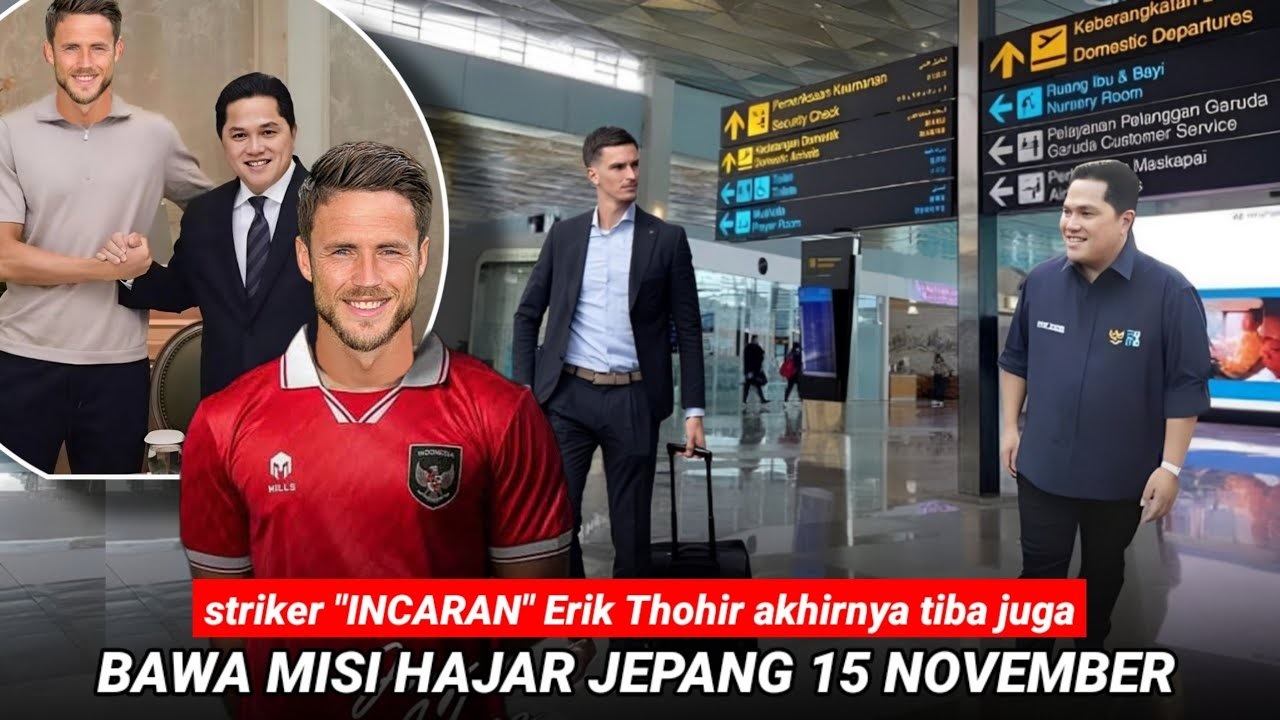 Dijemput Langsung Erick Thohir! Striker Tajam FC Twente Siap Debut Lawan Timnas Jepang