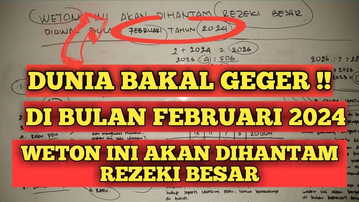 Primbon Jawa: Inilah 5 Weton yang Akan Diterpa Rezeki Besar dan Jadi Orang Kaya di Bulan Februari 2024