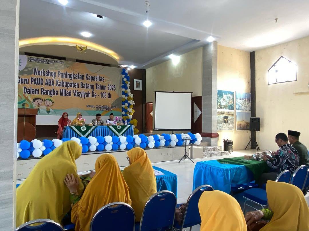 Tingkatkan Mutu Pendidikan Usia Dini, Aisyiyah Batang Gelar Workshop untuk Guru PAUD ABA