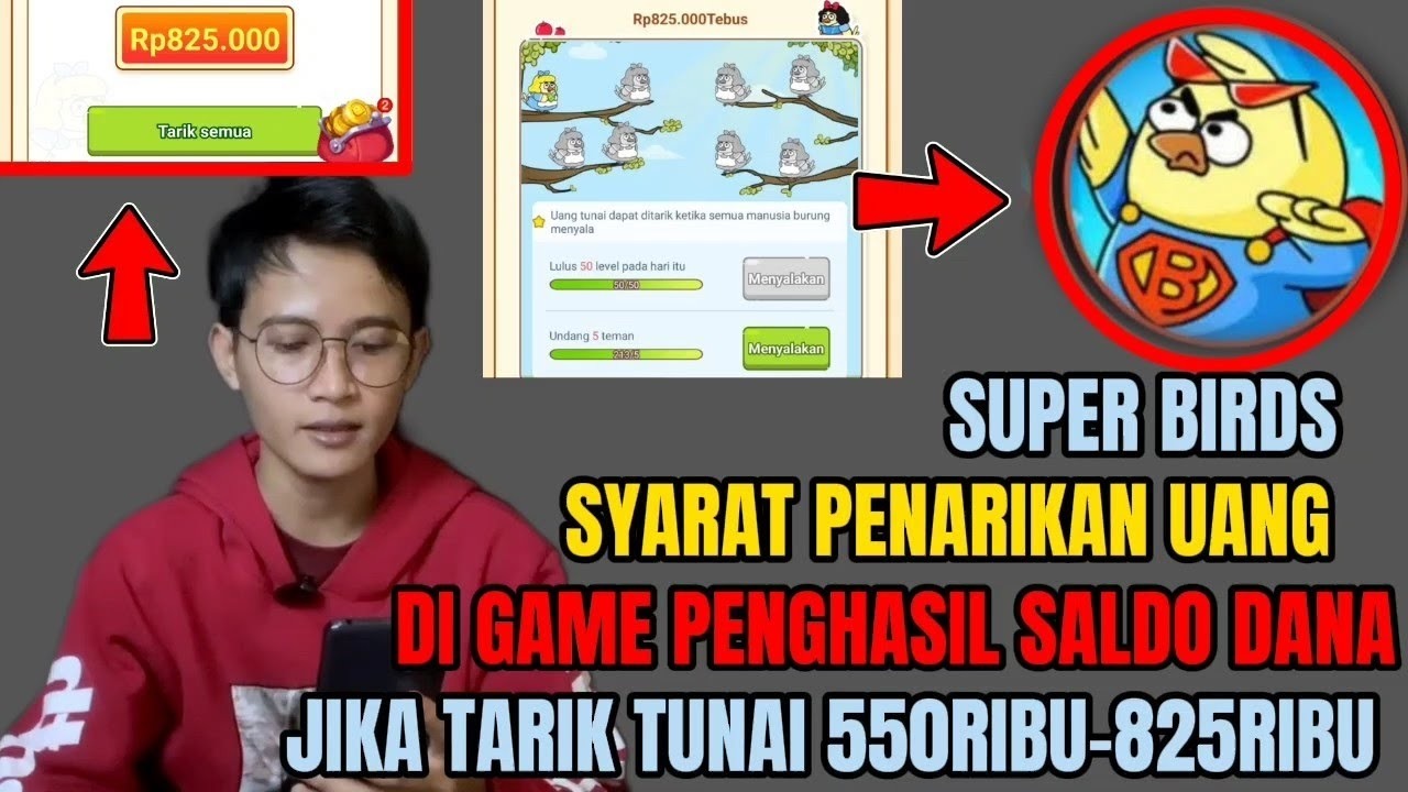 Ramadhan Berkah: Cara Mudah Dapat Saldo DANA Gratis Hingga Rp150.000 dengan Game Super Bird