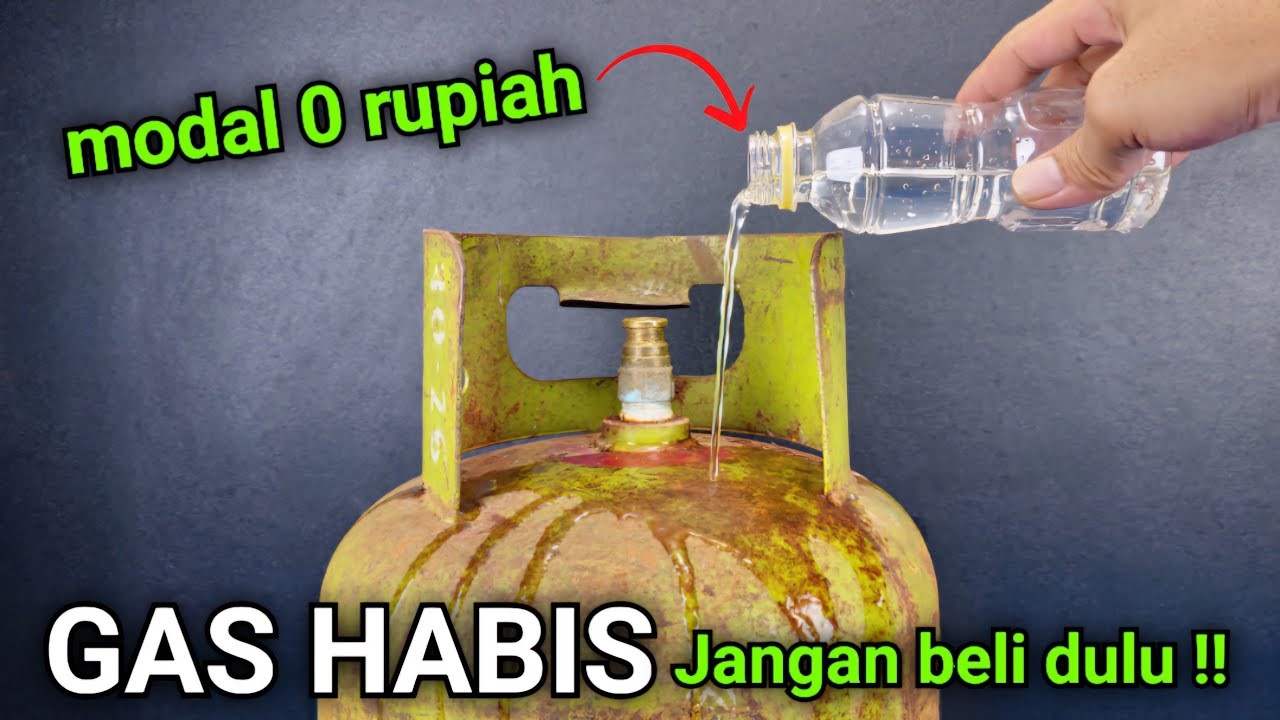 Trik Ampuh Membuat Tabung Gas Kembali Penuh Tanpa Biaya Tambahan, Gas Elpiji 2X Lebih Hemat!