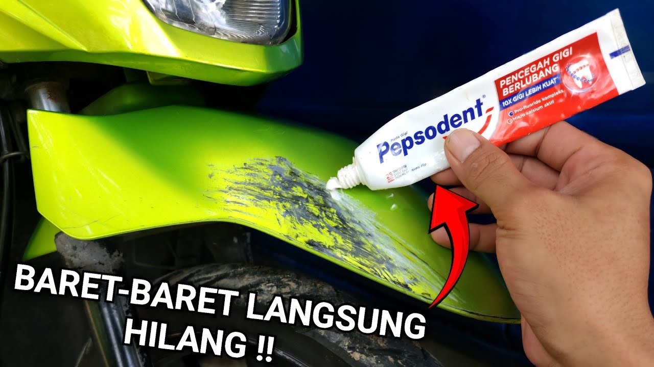 Auto Hemat Biaya! Trik Ampuh Hilangkan Baret Motor dan Trik Spion Tahan Air, Cuma Pakai 1 Bahan Dapur