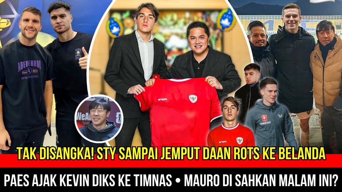 Amunisi Baru untuk Round 3! Daan Rots Jalani Proses Naturalisasi, Kevin Diks Kepincut Paes, Mauro Sah Jadi WNI