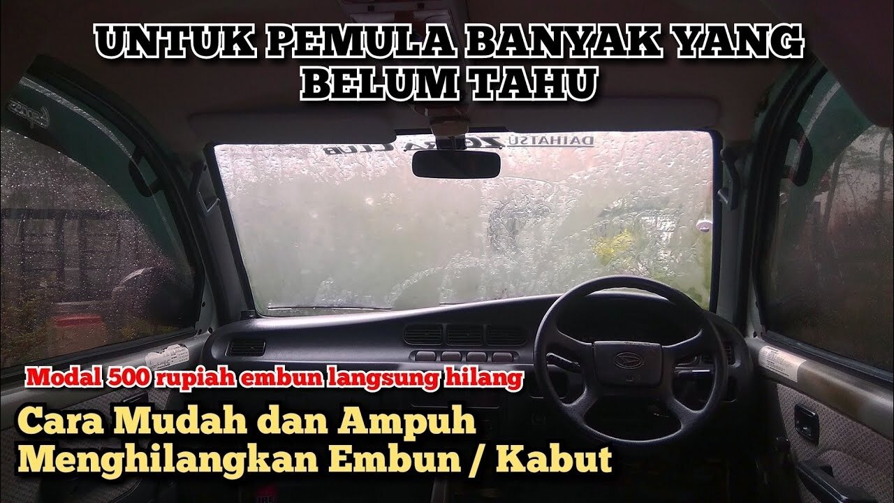 Trik Ampuh Menghilangkan Embun pada Kaca Mobil saat Hujan dengan Mudah dan Ekonomis