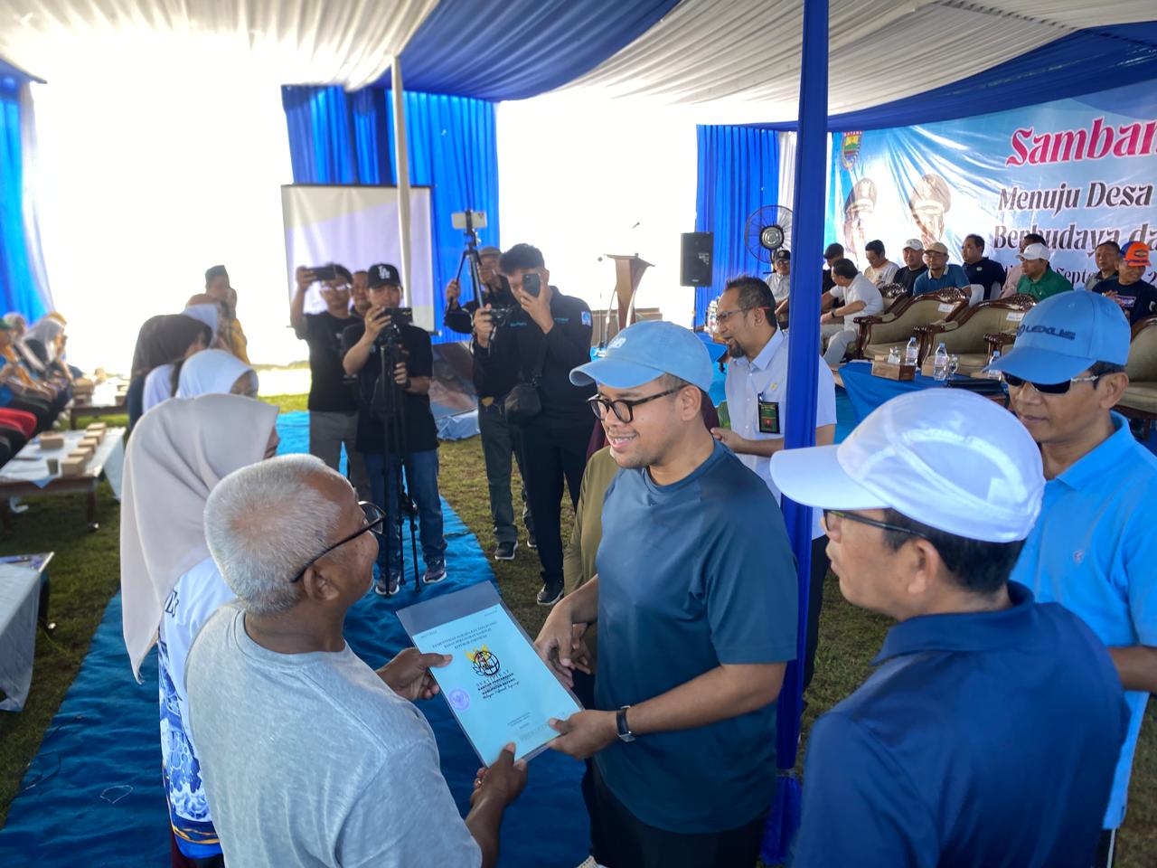 Sambang Desa di Jatisari, Bupati Faiz Tegaskan Komitmen Wujudkan Desa Mapan dan Berbudaya
