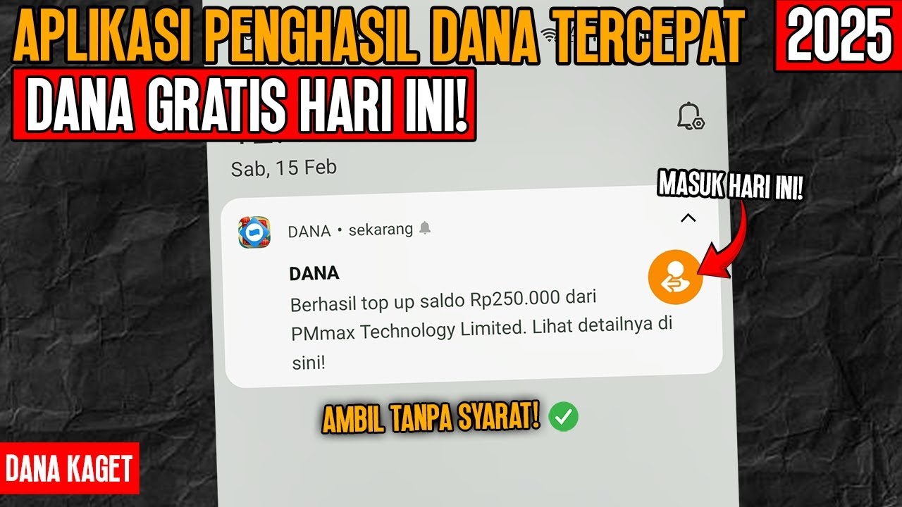 Game Penghasil Uang 2025: Aplikasi Penghasil Saldo DANA Gratis Tercepat dan Terpercaya