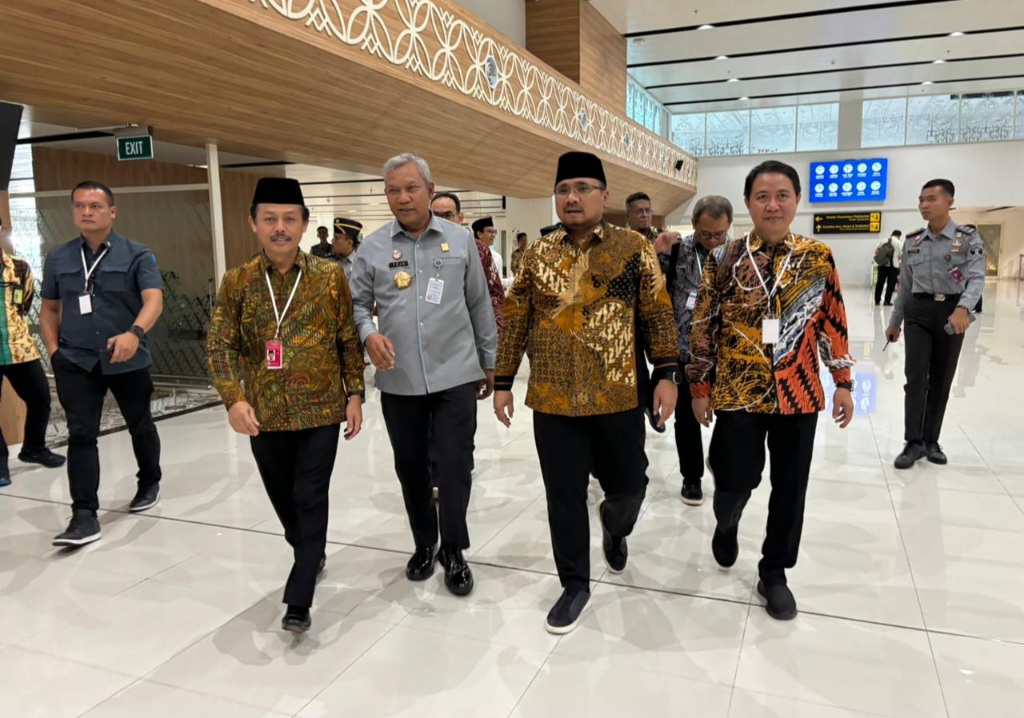 Bersama Wapres dan Menteri Agama, Kakanwil Kumham Jateng Cek Makkah Route di Bandara Adi Soemarmo