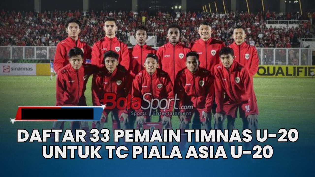 3 Pemain Abroad Dipanggil: Daftar 33 Pemain Timnas Indonesia U-20 untuk TC Piala Asia U-20 2025