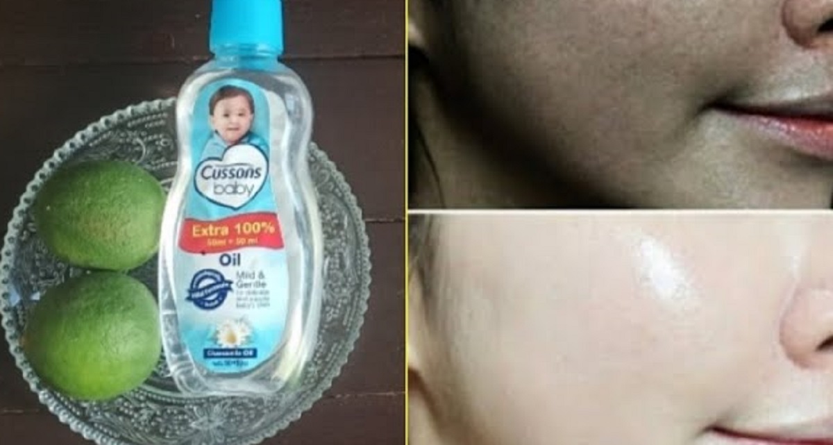 Tips Memutihkan Wajah Pakai Baby Oil dan Jeruk Nipis, Kulit Glowing Permanen Sekali Pakai