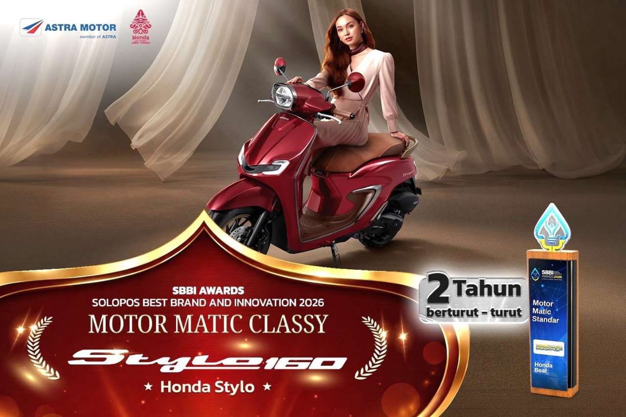 Honda BeAT dan Stylo Berjaya di SBBI Award 2026
