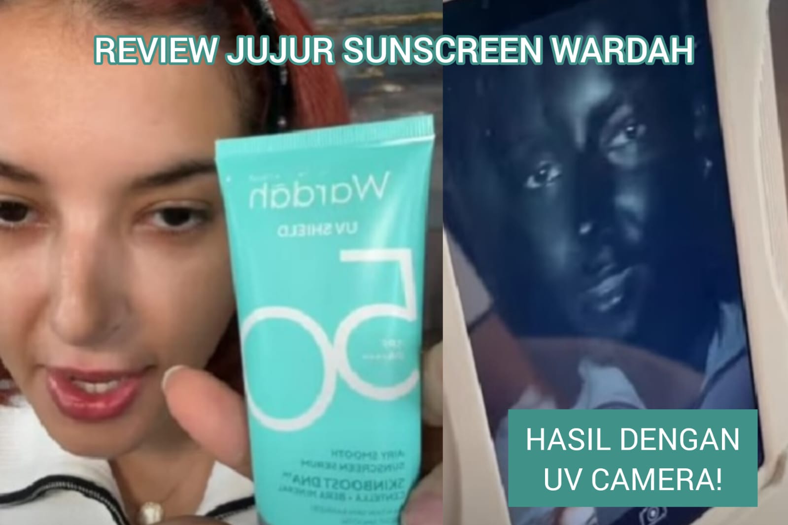 Tasya Farasya Review Jujur Wardah Airy Smooth Sunscreen Bikin Kulit Halus, Tes Pakai UV Camera Begini Hasilnya