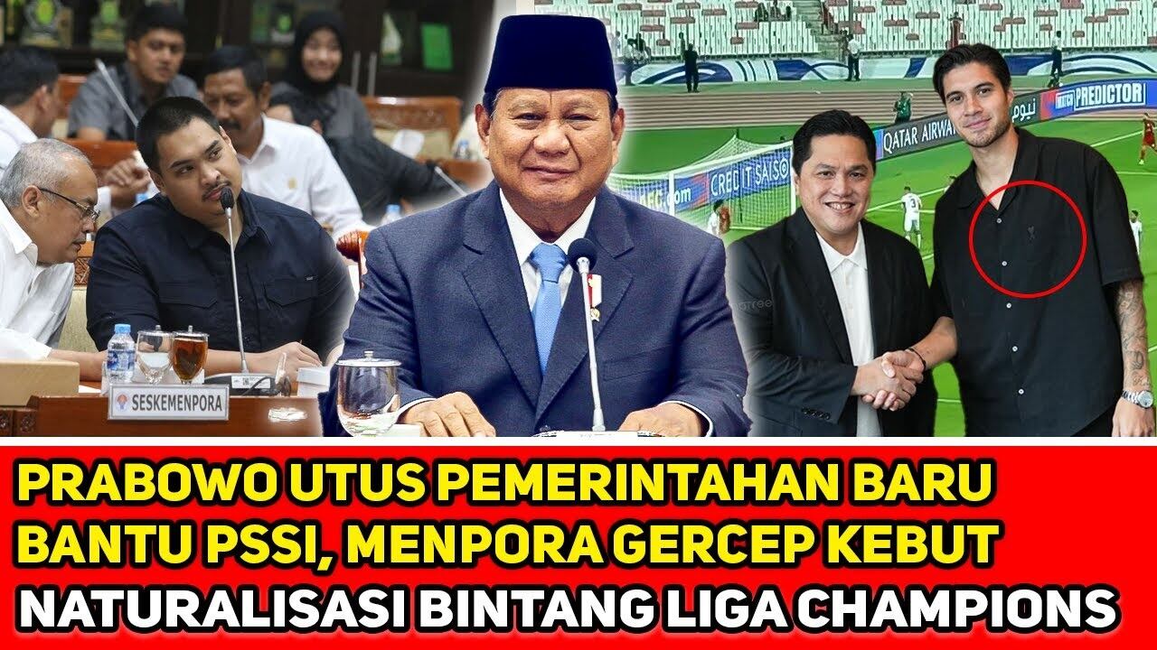 Berkat Utusan Pak Prabowo, Proses Naturalisasi Timnas Indonesia Dikebut: Target Lolos Piala Dunia!