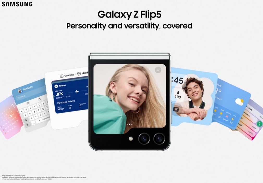 Dibekali Kemampuan One UI 5.1.1, Kamu Bisa Kustom Tampilan Galaxy Z Flip5 Sesuai Gayamu