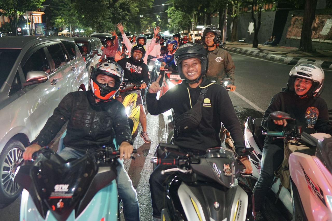 Andre Wijaya: Sensasional Night Ridding Bareng Komunitas Aerox 