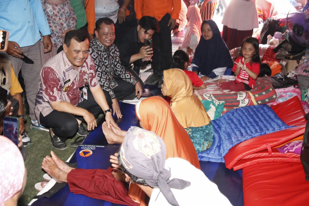 Ahmad Luthfi Gelontor Bantuan Rp2 Miliar untuk Hunian Tetap bagi Korban Tanah Bergerak Sirampog Brebes 