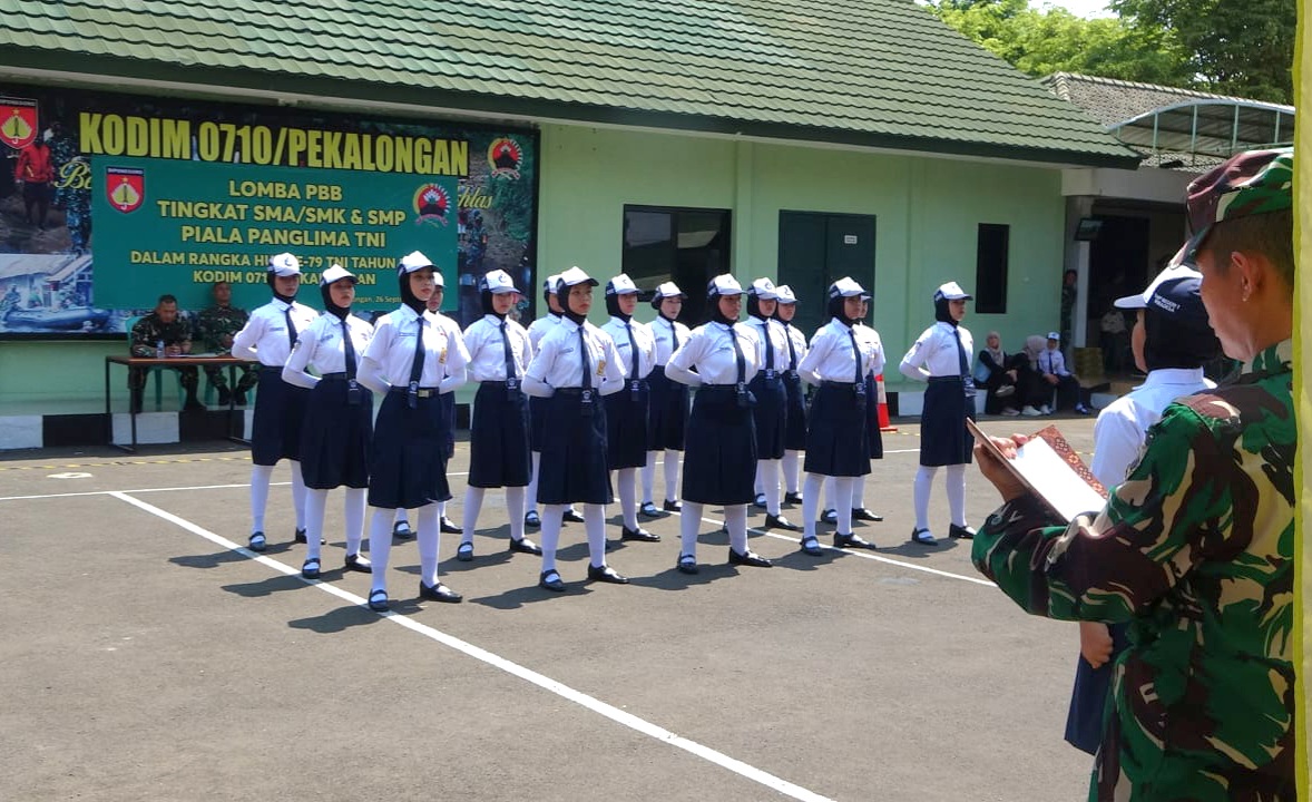 14 Tim Ikuti Lomba PBB Piala Panglima TNI di Kodim Pekalongan