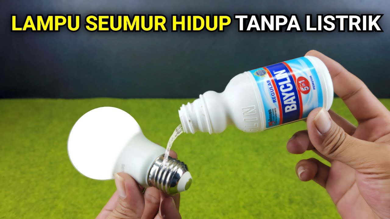 TRIK AMPUH: Begini Cara Bikin Lampu Hidup Selamanya Tanpa Listrik, Bikin PLN KETAR-KETIR!