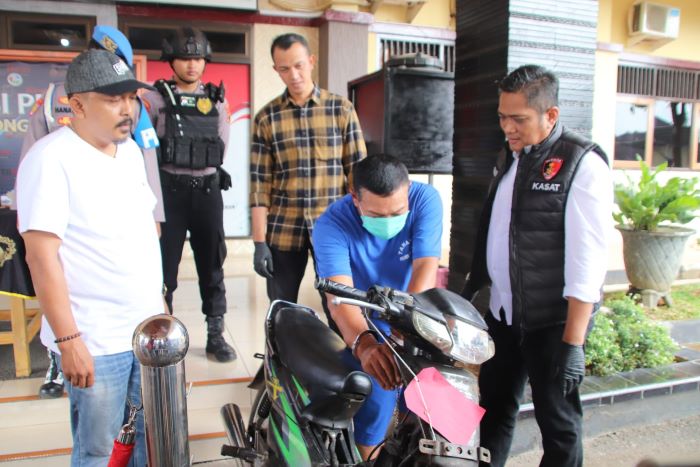 Curi Motor di 4 Lokasi di Kajen, Warga Pati Dibekuk Jajaran Satreskrim Polres Pekalongan