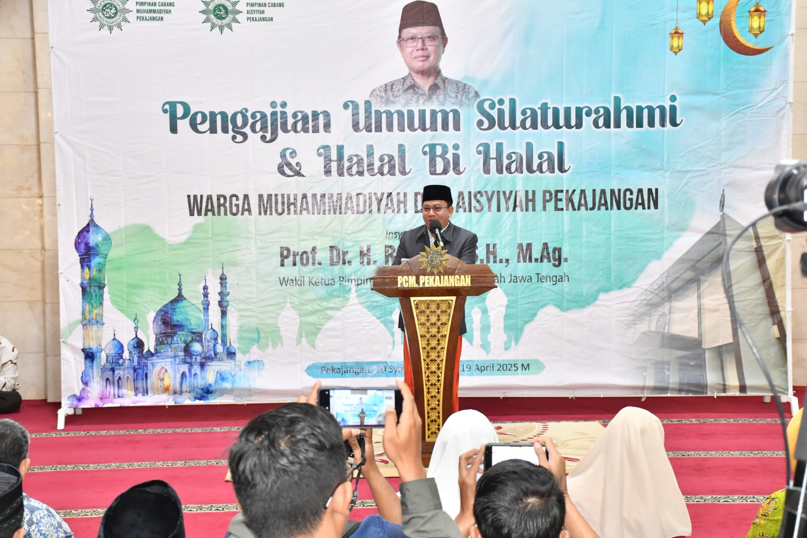 Hadiri Pengajian Umum dan Halal Bi Halal dengan Warga Muhammadiyah, Ini Yang Diharapkan Wakil Bupati Sukirman