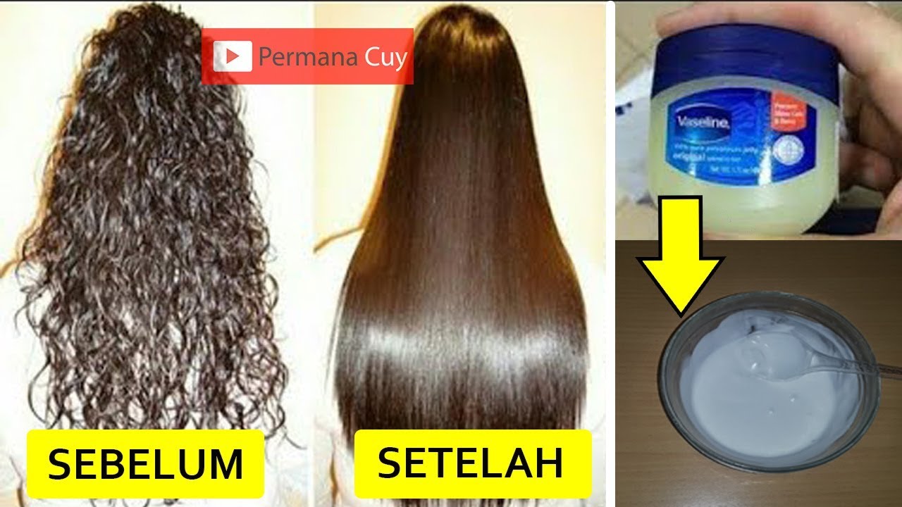 Begini Cara Meluruskan Rambut Keriting Secara Alami Cuma 1 Bahan Dapur Bikin Halus Seperti 