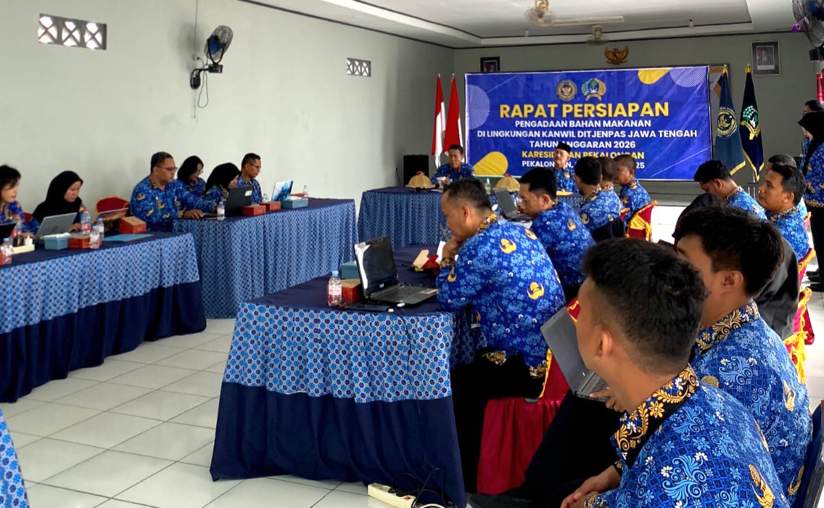 Lapas Pekalongan Gelar Persiapan Pengadaan Bama 2026, Pastikan Pangan WBP Berkualitas