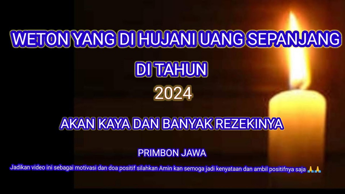 primbon Jawa: Inilah 5 Weton yang Diprediksi Paling Cepat Kaya Sepanjang Tahun 2024, Ada Weton Kalian?