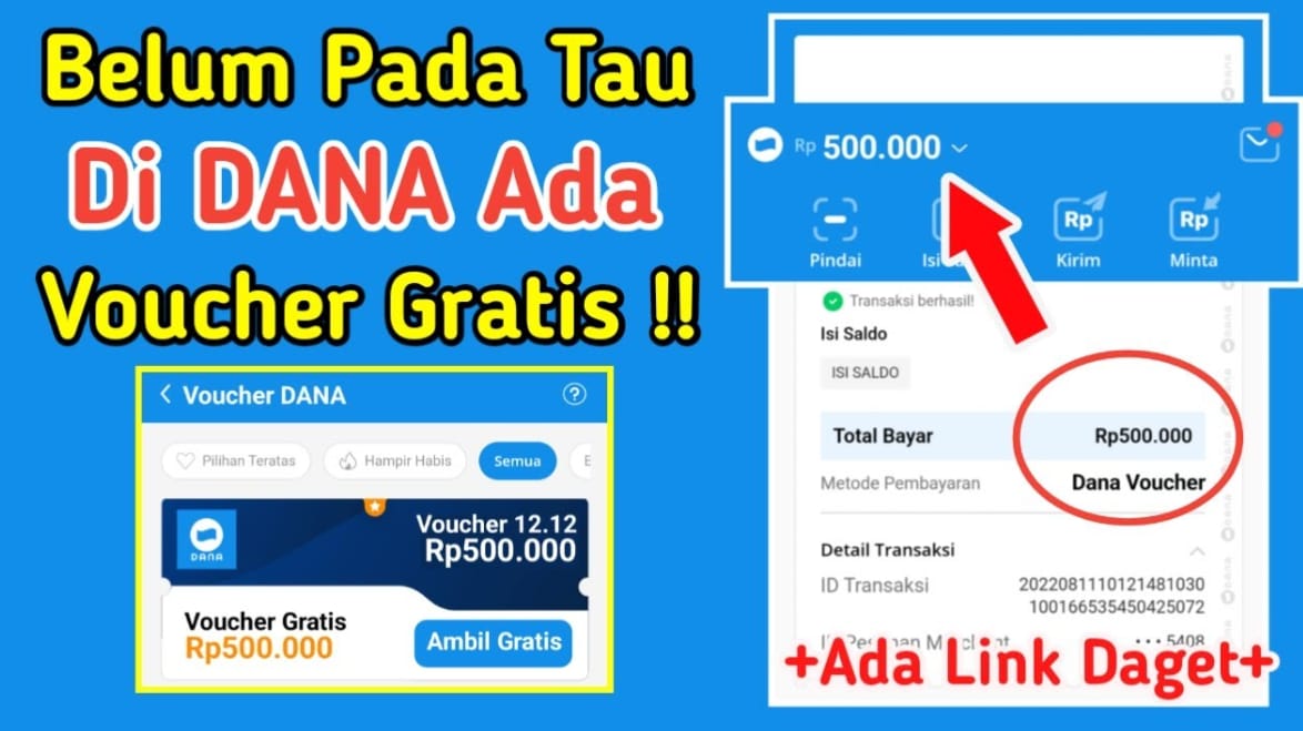 Ambil Sekarang! Saldo DANA Gratis Langsung Cair Rp100.000, Cukup Klaim DANA Kaget Tanpa Perlu KTP