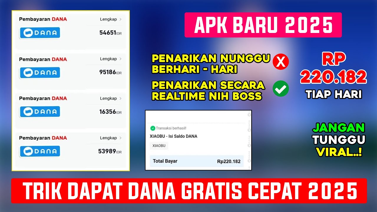 4 Game Penghasil Saldo DANA Gratis Terbaru dan Tercepat 2025! Hasilkan Ratusan Sampai Jutaan Tiap Hari