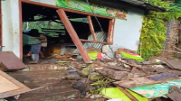 Banjir Bandang Sapu Pegunungan Lebakbarang, 3 Ekor Sapi Hilang, 2 Rumah Warga, Warung dan Jembatan Rusak