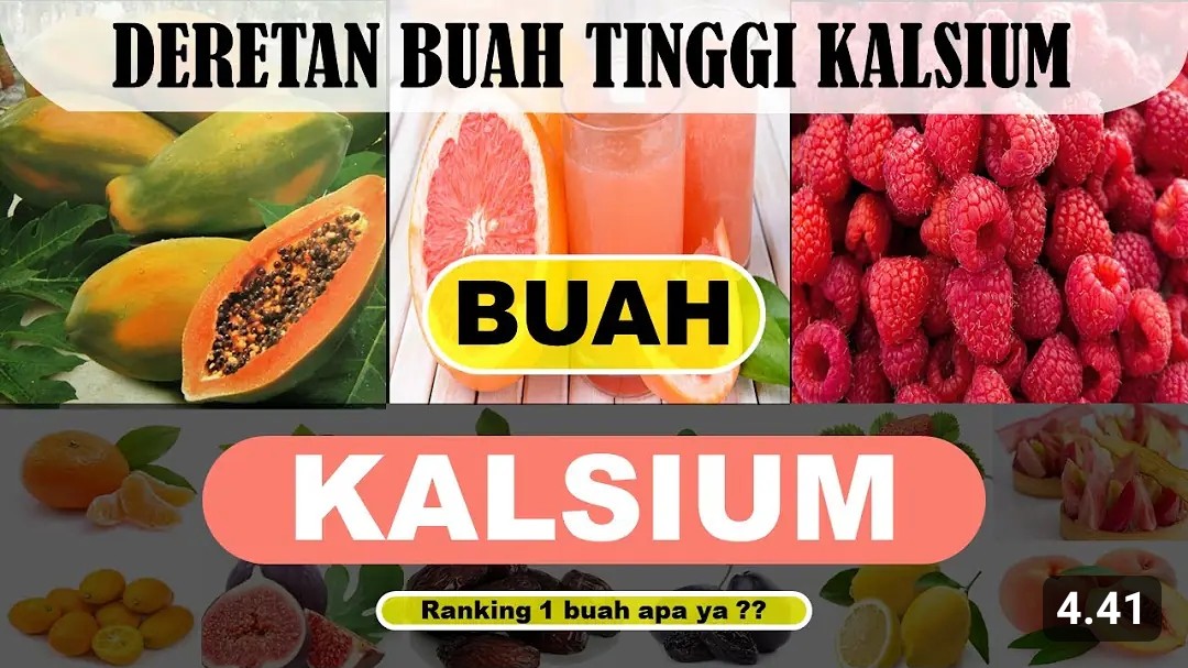 7 Daftar Buah Sumber Kalsium Terbaik Buat Bekal di Usia Tua Karena Baik untuk Tulang