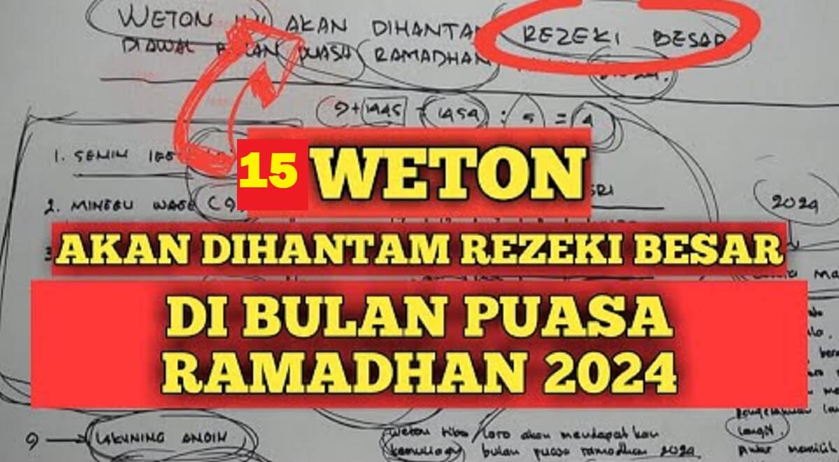 Primbon Jawa: Inilah 15 Weton Yang Dihantam Kelimpahan Rezeki Di Bulan ...