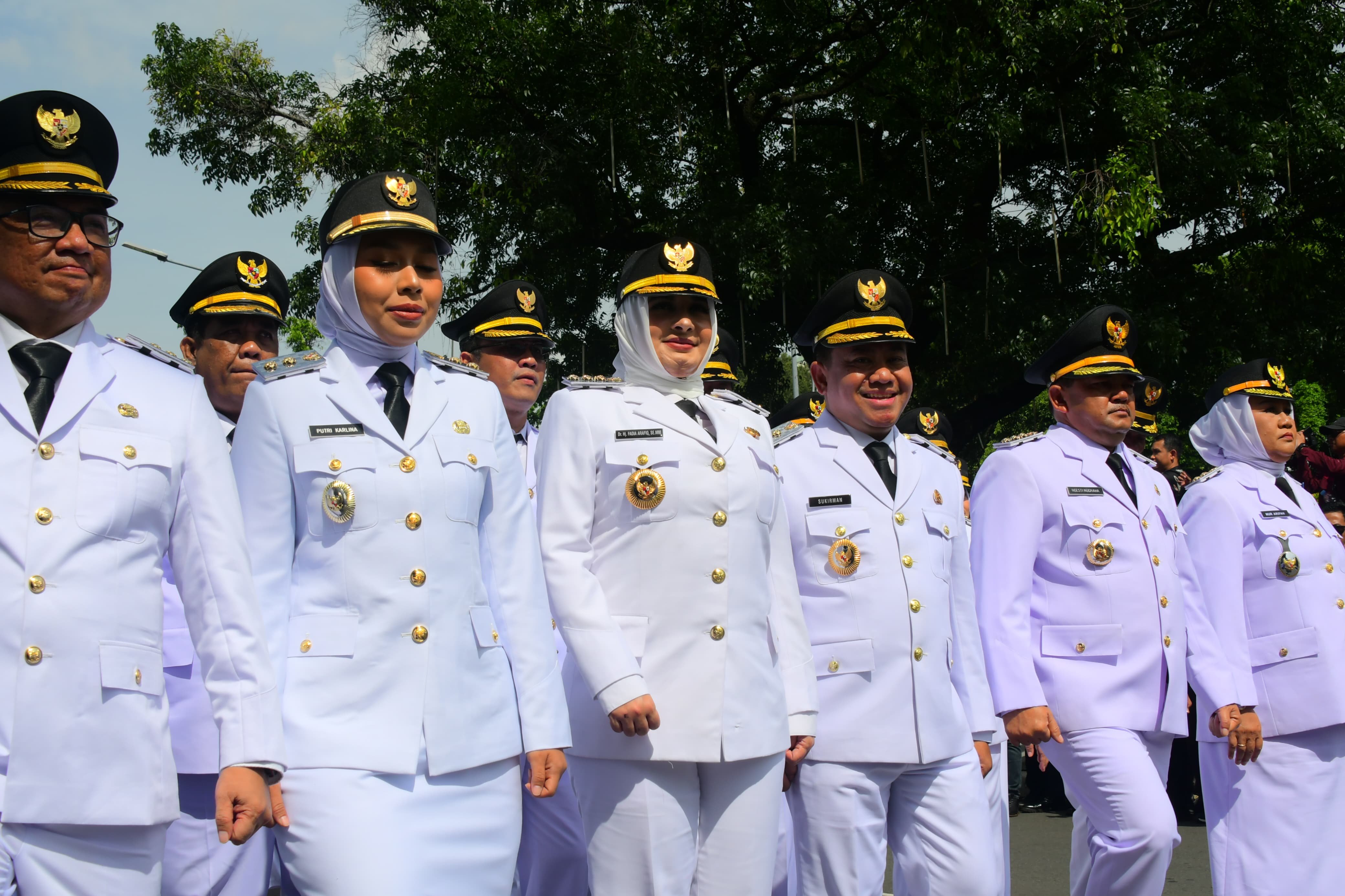 Fadia Arafiq dan Sukirman Resmi Dilantik sebagai Bupati dan Wakil Bupati Pekalongan