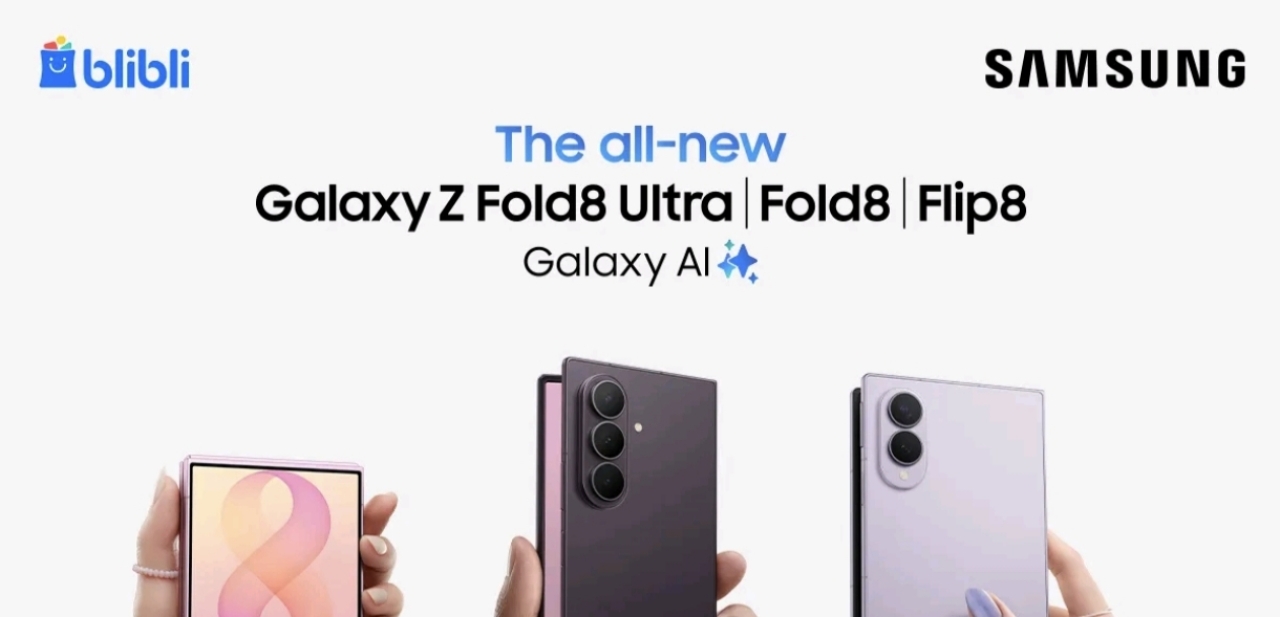 Samsung Galaxy Z Fold 8 Beli di Mana? Sudah Tersedia di Blibli