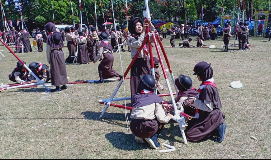 1.300 Penggalang Meriahkan Jamran Kwarran Batang