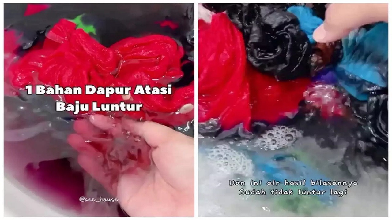 Trik Ampuh Mencuci Baju yang Mudah Luntur agar Warnanya Tetap Cerah, Kuncinya di 1 Bahan Dapur Ini