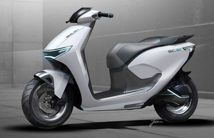 Terbaru Motor Listrik Honda SC e: Concept, Miliki Dimensi Lebih Besar Dari Honda EM1 e:
