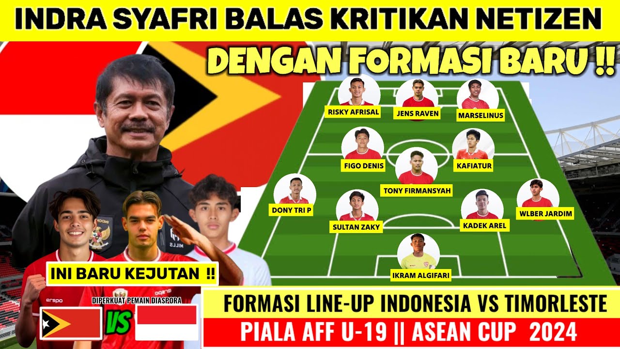 Preview Pertandingan Timnas Indonesia melawan Timor Leste di AFF Boys Championship U-19, Perlu Rotasi?