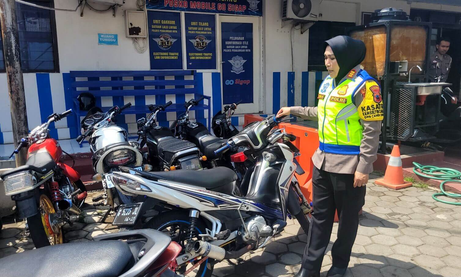 Dalam 3 Hari Sudah 25 Motor Berknalpot Brong Diamankan Satlantas Polres Pekalongan Kota