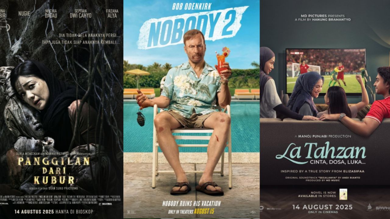 Daftar Film Terbaru yang Tayang Mulai Pertengahan Agustus 2025, Nantikan di Bioskop!