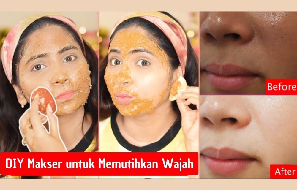 DIY Makser untuk Memutihkan Wajah Kusam dan Noda Hitam, Rahasia Glowing Tanpa Skincare Mahal dalam 4 Langkah!