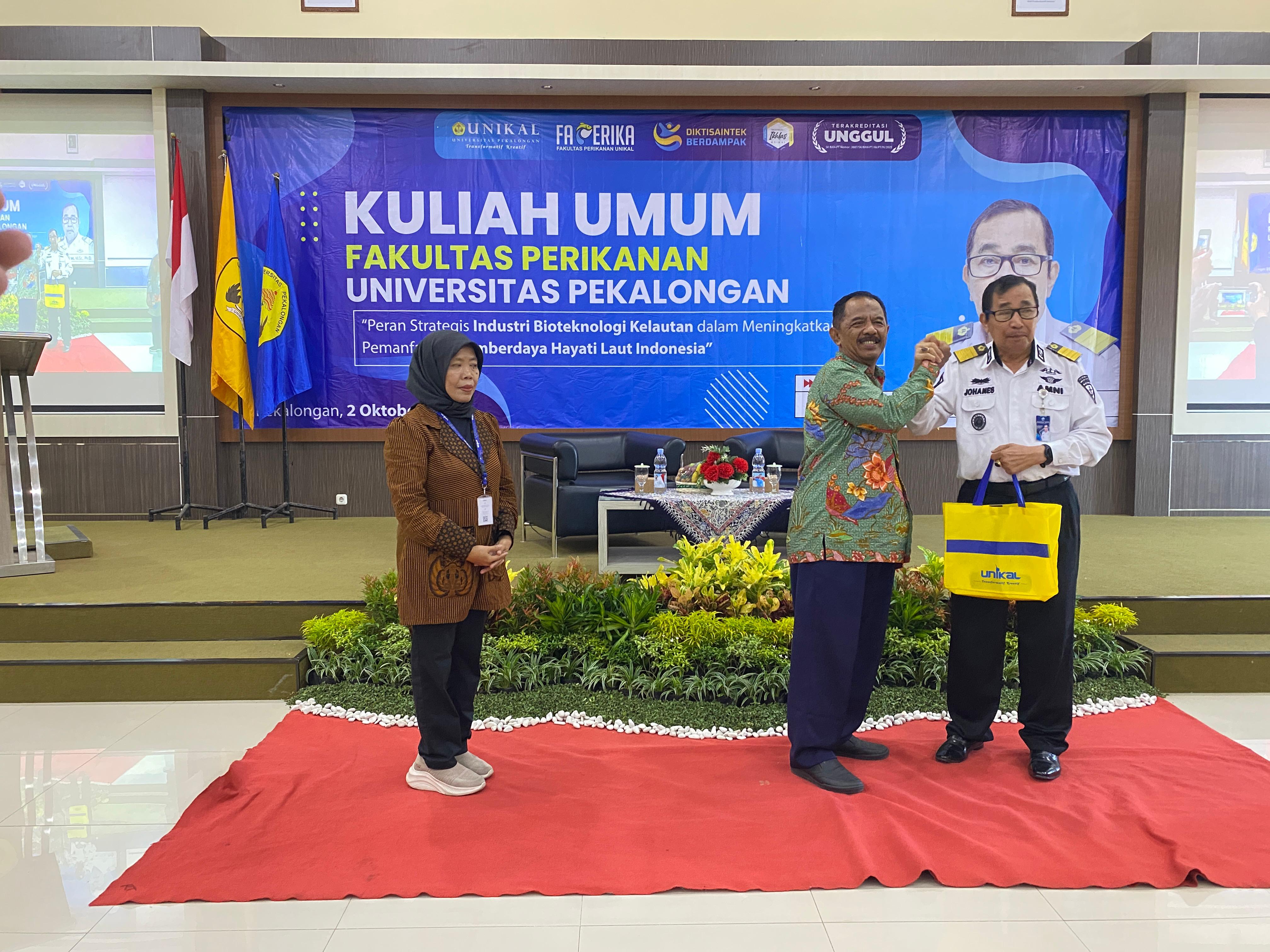 Tingkatkan Pemanfaatan Potensi Laut, Fakultas Perikanan Unikal Gelar Kuliah Umum Bioteknologi