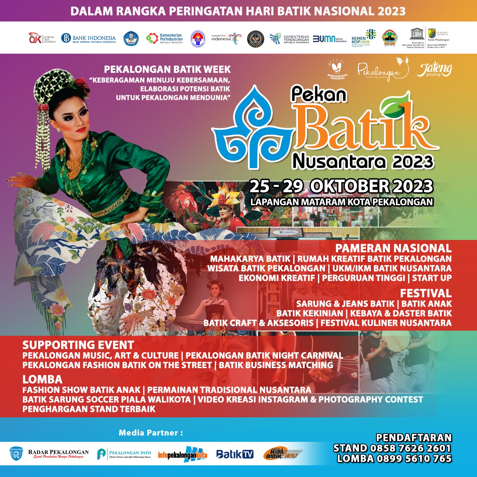 Tradisi Pekan Batik Kota Pekalongan Bakal Kembali Hadir di Hari Batik Nasional 2023