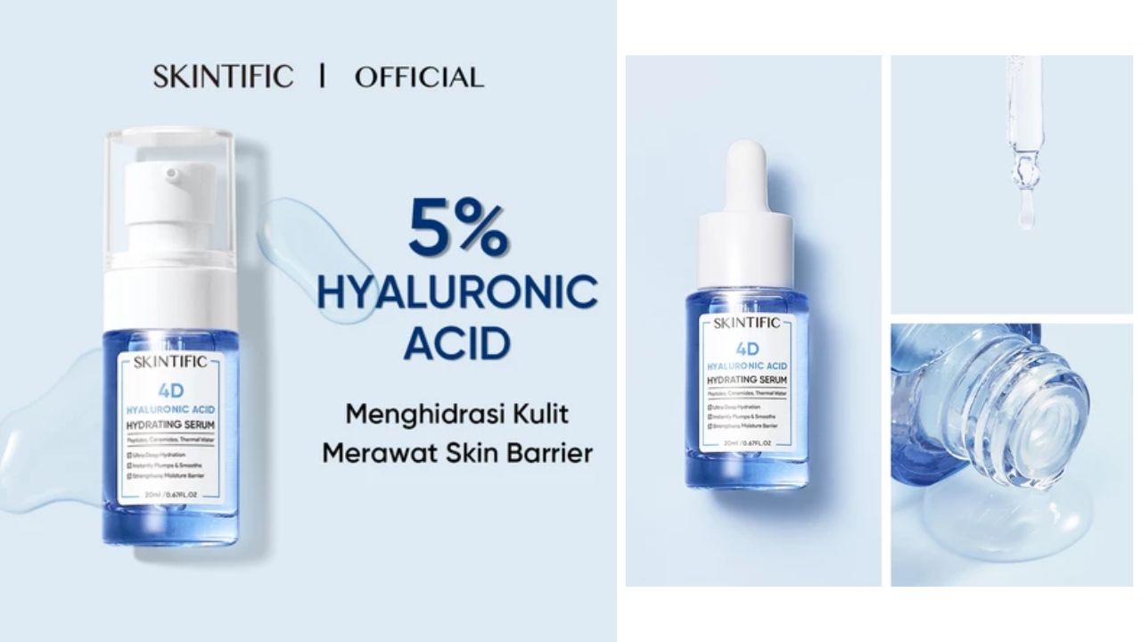 Review Skintific 4D Hyaluronic Acid Hydrating Serum, Rahasia Kulit Halus dan Elastis 
