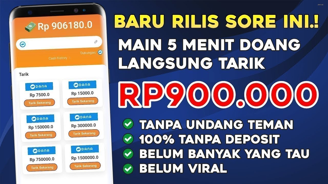 5 Game Penghasil Saldo DANA Gratis yang Paling Cepat dan Dapat Langsung Withdraw ke Akun Kamu Hitungan Detik!