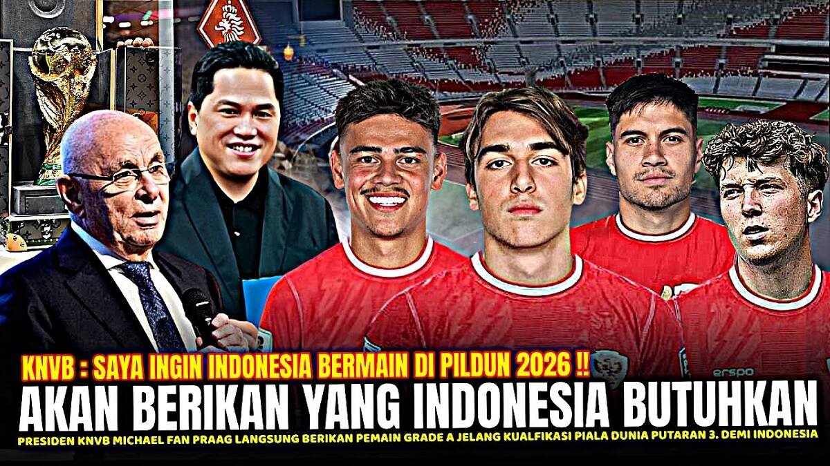 Diluar Dugaan! Demi Loloskan Indonesia ke Piala Dunia 2026 KNVB Sampai Berikan Pemain Andalan Belanda Ini