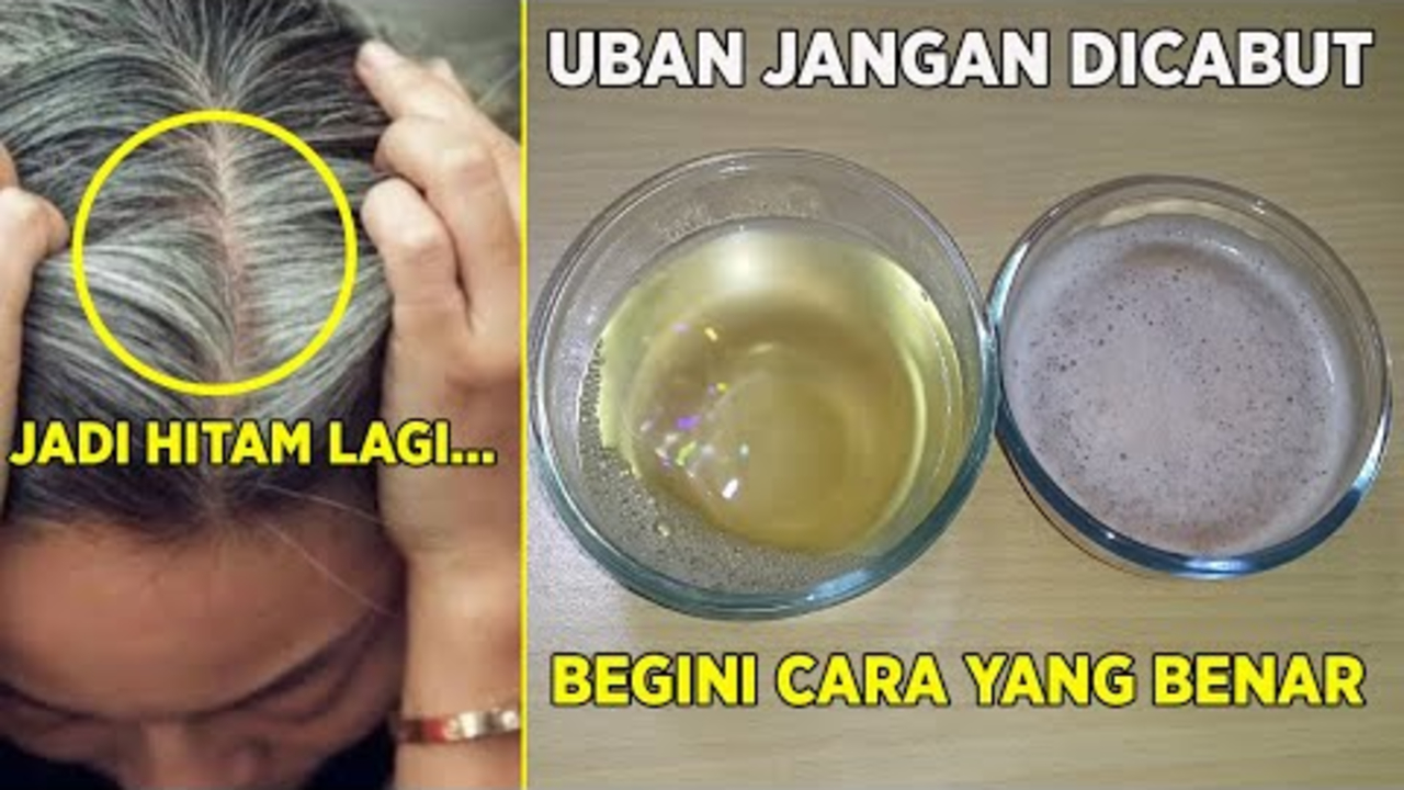 3 Bahan Alami untuk Menghilangkan Uban Secara Permanen, Rambut Putih Jadi Hitam Kembali dalam 1 Malam