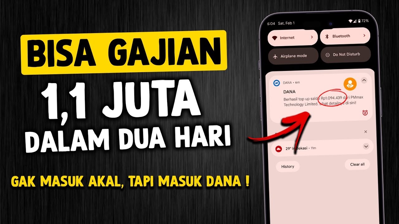 Cara Mudah Dapat Saldo Dana Gratis 2025, Cuma Rebahan Dibayar Jutaan! Yakin Gak Mau?