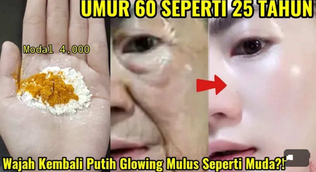 3 Cara Mengencangkan Kulit Wajah yang Kendur Dalam 1 Malam, Cuma Bumbu Dapur Bikin Putih Glowing Tanpa Noda