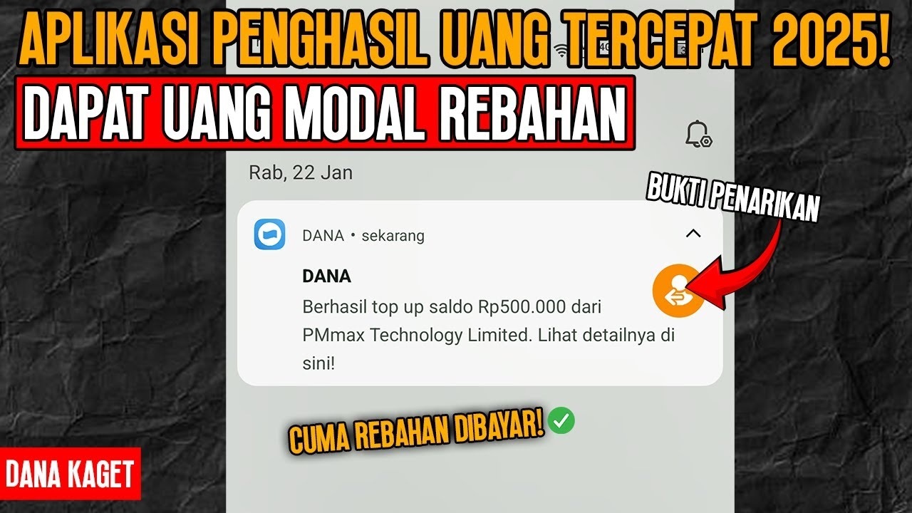 Cara Cepat Menghasilkan Uang dari Internet dengan Aplikasi Penghasil Dana, Buktikan Sekarang Juga!